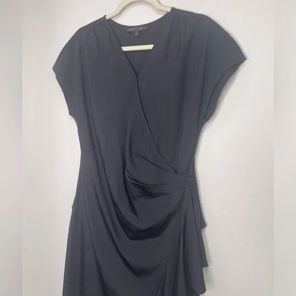 Lafayette 148 Silk Midi Wrap Dress - Picture 3 of 12